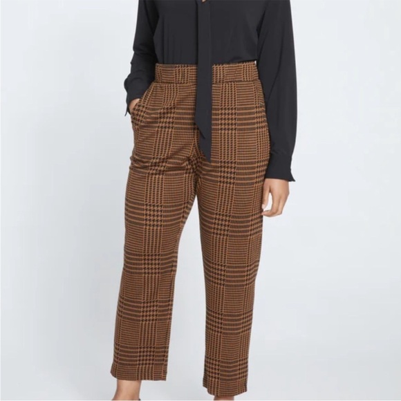 Universal Standard XS (10-12) Pull On Smart Signature 0292 Pants houndstooth - Picture 1 of 13